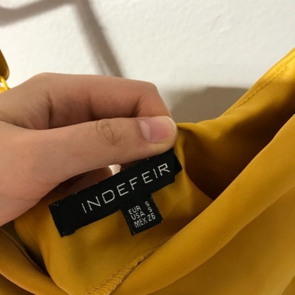 Indefeir Womens Casual Mini Dress Size Small - Picture 3 of 3